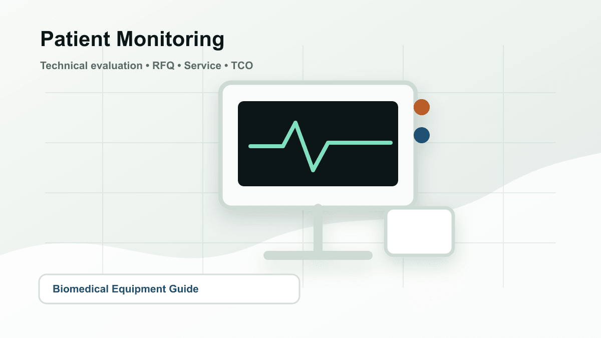 Patient monitoring equipment procurement illustration